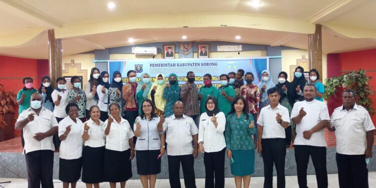 Tangkal Stunting, DP2KBP3A Kabupaten Sorong Gerakkan Tim Pendamping Keluarga
