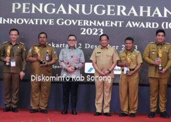 KABUPATEN SORONG RAIH PENGHARGAAN IGA 2023